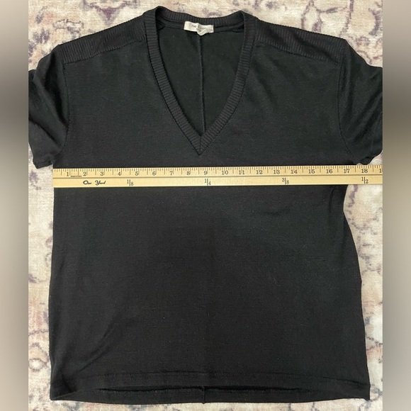 rag & bone The Knit V Neck Black Size xxs - Picture 7 of 10